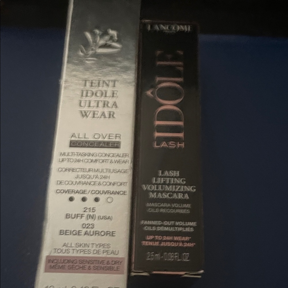 Lancôme Concealer & Mascara Duo — Silver & Black Packaging
